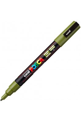 Uni-Ball Posca Ανεξίτηλος Μαρκαδόρος 0.9-1.3mm Χακί (PC3M)