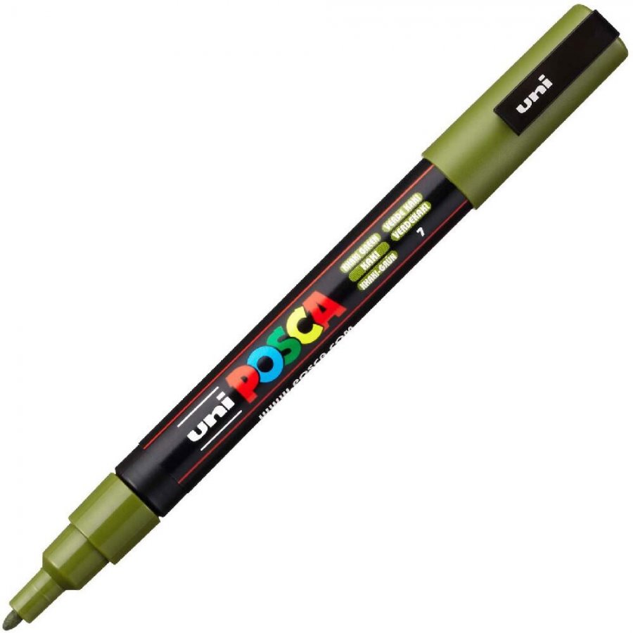 Uni-Ball Posca Ανεξίτηλος Μαρκαδόρος 0.9-1.3mm Χακί (PC3M) Uni-Ball Posca Ανεξίτηλος Μαρκαδόρος 0.9-1.3mm Χακί (PC3M)