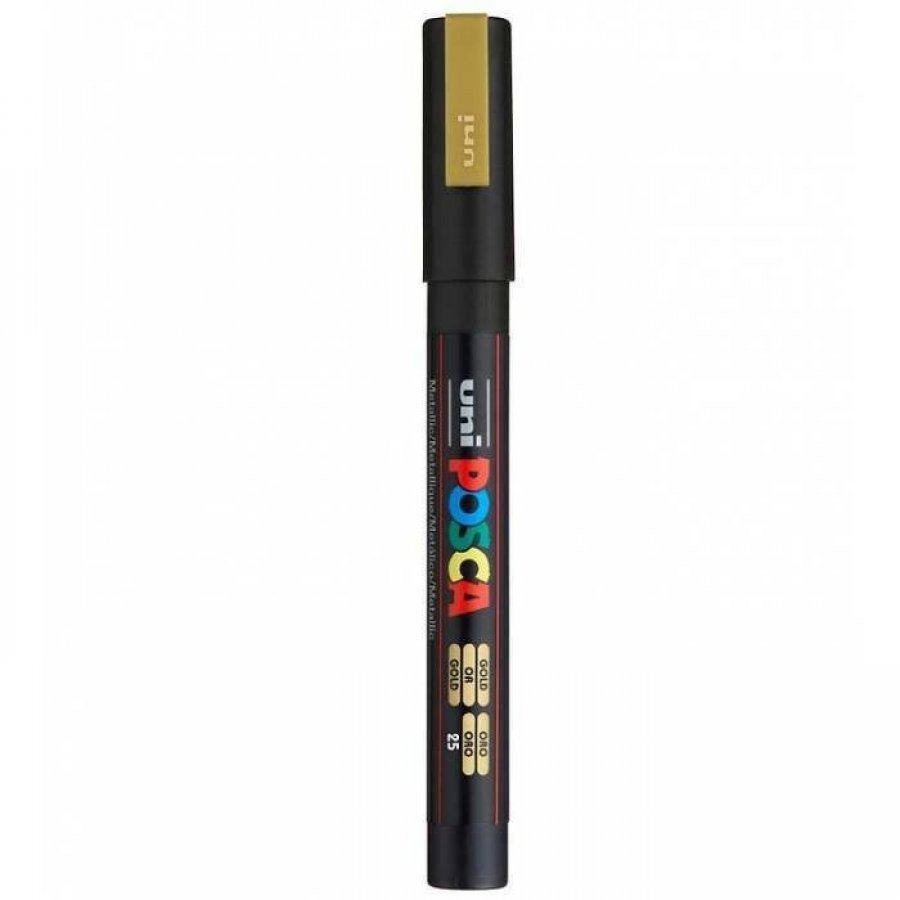 Uni-Ball Posca Ανεξίτηλος Μαρκαδόρος 0.9-1.3mm Χρυσός (PC3M) Uni-Ball Posca Ανεξίτηλος Μαρκαδόρος 0.9-1.3mm Χρυσός (PC3M)