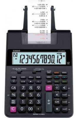Casio Αριθμομηχανή Χαρτοταινίας HR-150RCE 12 Ψηφίων σε Μαύρο Χρώμα Casio Αριθμομηχανή Χαρτοταινίας HR-150RCE 12 Ψηφίων σε Μαύρο Χρώμα