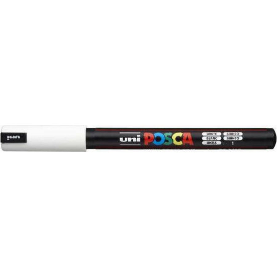Uni-Ball Posca Μαρκαδόρος Σχεδίου 0.7mm Λευκός (PC1MR) Uni-Ball Posca Μαρκαδόρος Σχεδίου 0.7mm Λευκός (PC1MR)