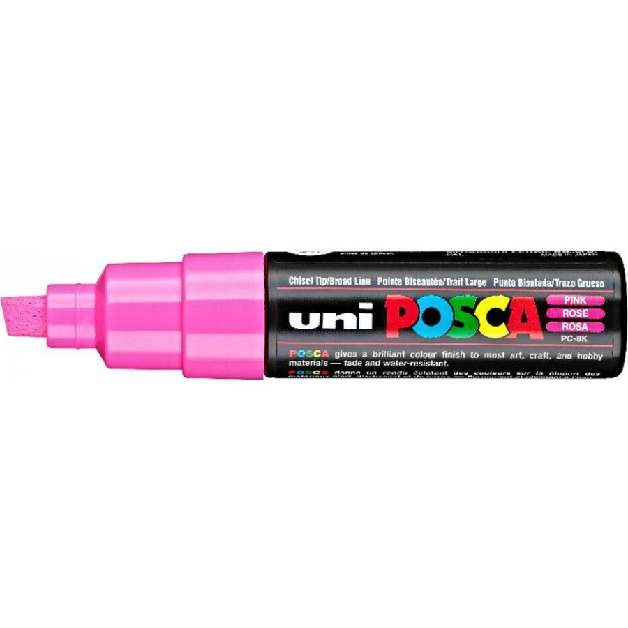 Uni-Ball Posca Ανεξίτηλος Μαρκαδόρος 8mm Ροζ (PC8K) Uni-Ball Posca Ανεξίτηλος Μαρκαδόρος 8mm Ροζ (PC8K)