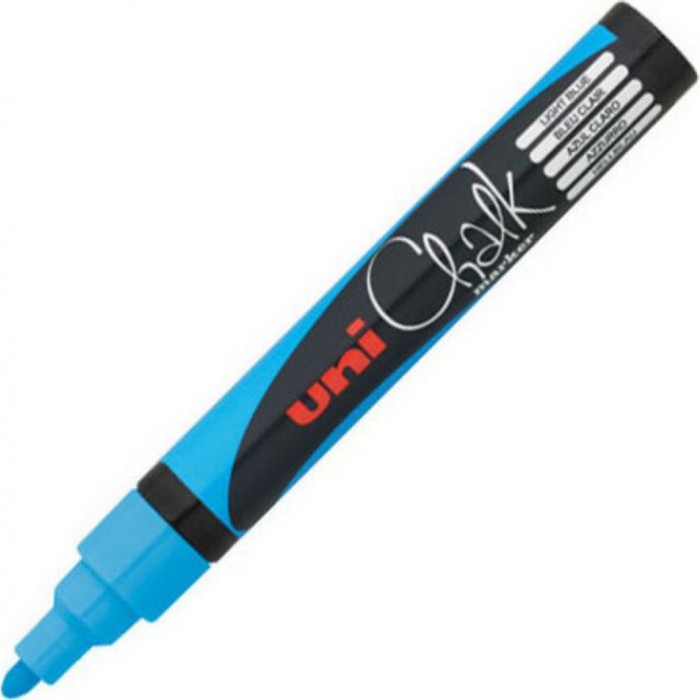Uni-Ball Chalk Marker Μαρκαδόρος Υγρής Κιμωλίας Γαλάζιο 1.8-2.5mm (PWE5M) Uni-Ball Chalk Marker Μαρκαδόρος Υγρής Κιμωλίας Γαλάζιο 1.8-2.5mm (PWE5M)