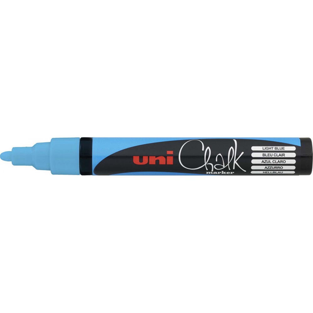 Uni-Ball Chalk Marker Μαρκαδόρος Υγρής Κιμωλίας Γαλάζιο 1.8-2.5mm (PWE5M) Uni-Ball Chalk Marker Μαρκαδόρος Υγρής Κιμωλίας Γαλάζιο 1.8-2.5mm (PWE5M)