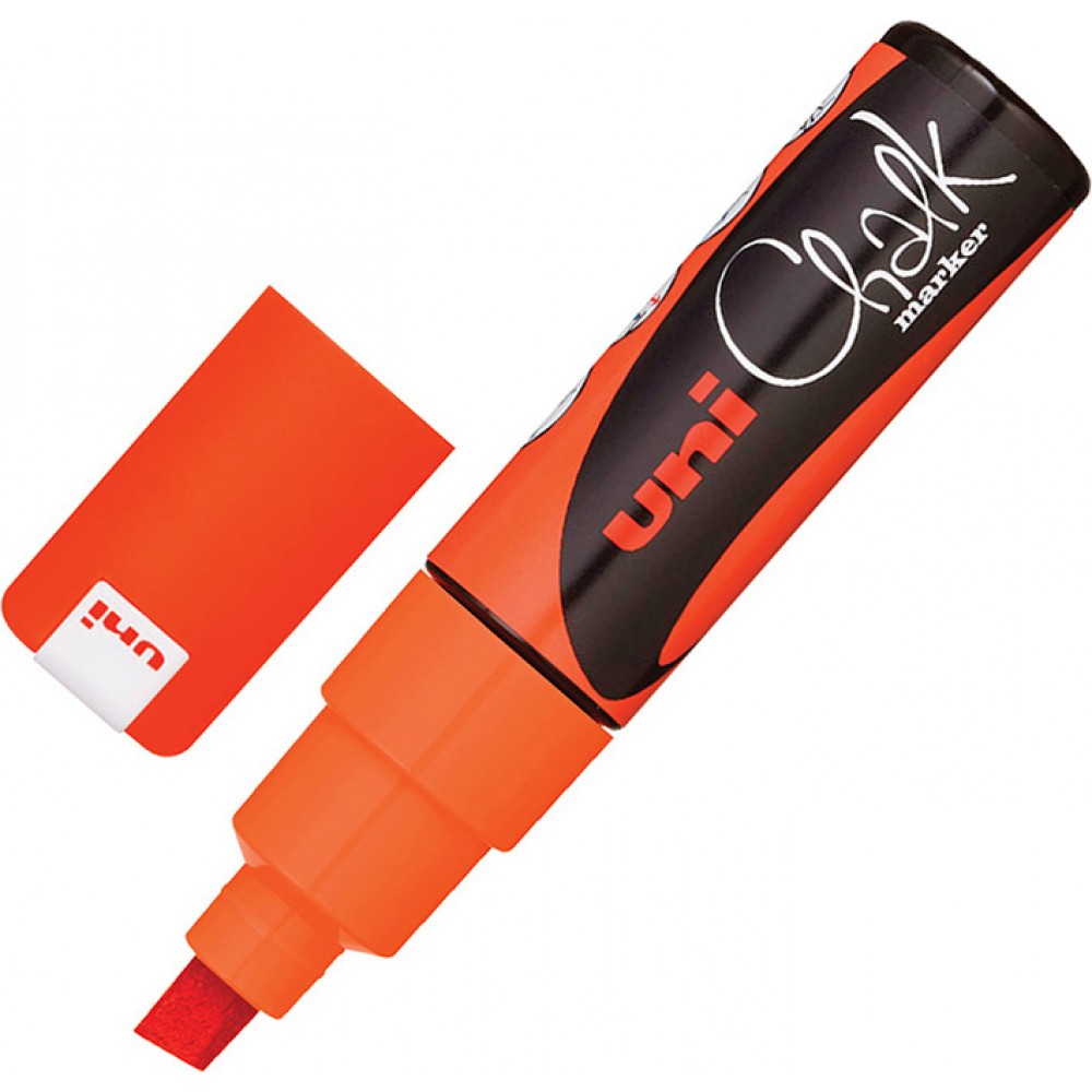 Uni-Ball Chalk Marker Μαρκαδόρος Υγρής Κιμωλίας Πορτοκαλί Φωσφοριζέ 8.0mm (PWE8K) Uni-Ball Chalk Marker Μαρκαδόρος Υγρής Κιμωλίας Πορτοκαλί Φωσφοριζέ 8.0mm (PWE8K)