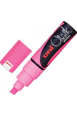 Uni-Ball Chalk Marker Μαρκαδόρος Υγρής Κιμωλίας Ροζ Φωσφοριζέ 8.0mm (PWE8K) Uni-Ball Chalk Marker Μαρκαδόρος Υγρής Κιμωλίας Ροζ Φωσφοριζέ 8.0mm (PWE8K)
