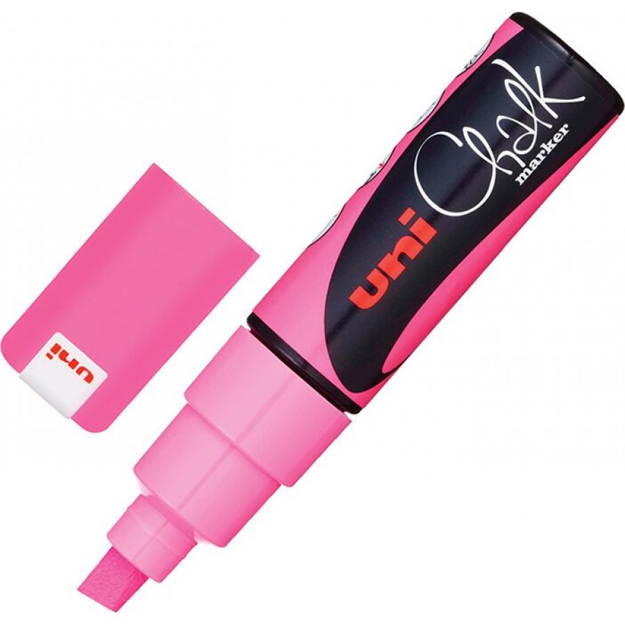Uni-Ball Chalk Marker Μαρκαδόρος Υγρής Κιμωλίας Ροζ Φωσφοριζέ 8.0mm (PWE8K) Uni-Ball Chalk Marker Μαρκαδόρος Υγρής Κιμωλίας Ροζ Φωσφοριζέ 8.0mm (PWE8K)