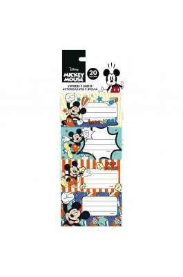Ετικέτες αυτοκόλλητες Mickey 5 φύλλα Ετικέτες αυτοκόλλητες Mickey 5 φύλλα