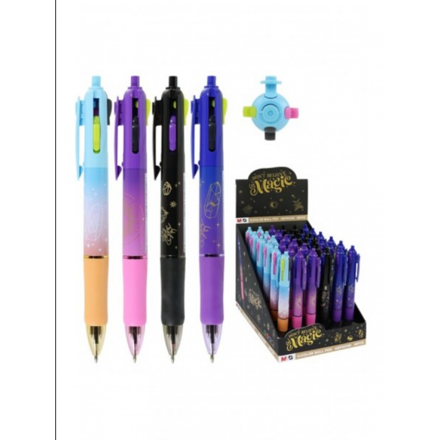 M&G 4-color Ball Pen 0.7mm (ABP803S8) M&G 4-color Ball Pen 0.7mm (ABP803S8)