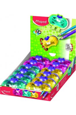 Maped Ξύστρα croc croc twist 2 τρύπες