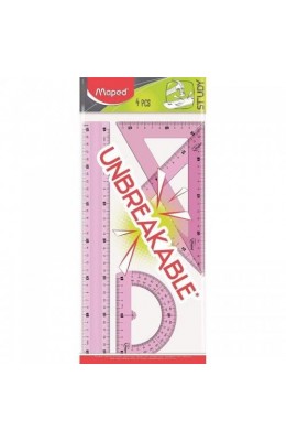 Maped Γεωμετρικό σετ οργάνων Unbreakable 20cm 4τεμάχια