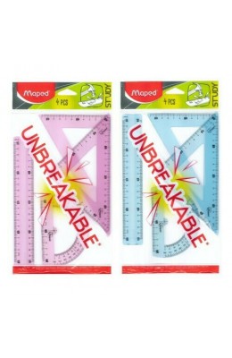 Maped Γεωμετρικό σετ οργάνων Unbreakable 20cm 4τεμάχια