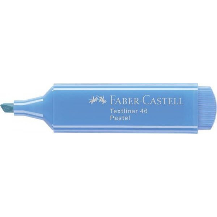 Faber-Castell Textliner 46 Μαρκαδόρος Υπογράμμισης Παστελ Σιελ 5mm Faber-Castell Textliner 46 Μαρκαδόρος Υπογράμμισης Παστελ Σιελ 5mm