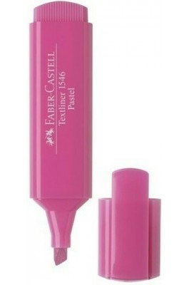 Faber-Castell Textliner 46 Μαρκαδόρος Υπογράμμισης Παστελ Ροζ 5mm (154654)