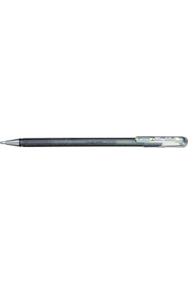 Pentel Στυλό Gel 1.0mm με Ασημί Mελάνι Hybrid Dual Metallic (K110-DZX)