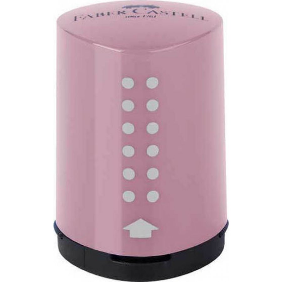 Faber-Castell Mini Grip Ξύστρα Βαρελάκι Ροζ Faber-Castell Mini Grip Ξύστρα Βαρελάκι Ροζ