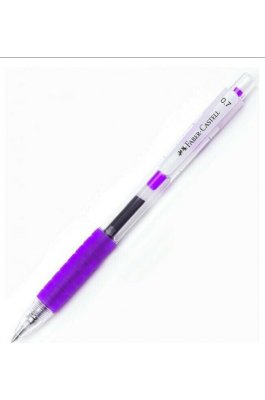 Faber-Castell Στυλό Gel 0.7mm με Μωβ Μελάνι Fast (640906)
