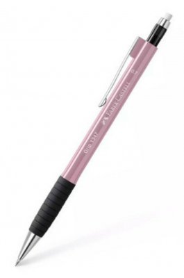 Faber-Castell Grip Μηχανικό Μολύβι 0.7mm με Γόμα σε Ροζ χρώμα (134727) Faber-Castell Grip Μηχανικό Μολύβι 0.7mm με Γόμα σε Ροζ χρώμα (134727)