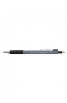 Faber-Castell Grip 1347 Μηχανικό Μολύβι 0.7mm με Γόμα σε Γκρι χρώμα (134789)