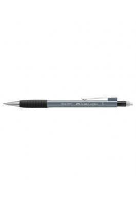 Faber-Castell Grip 1347 Μηχανικό Μολύβι 0.7mm με Γόμα σε Γκρι χρώμα (134789)