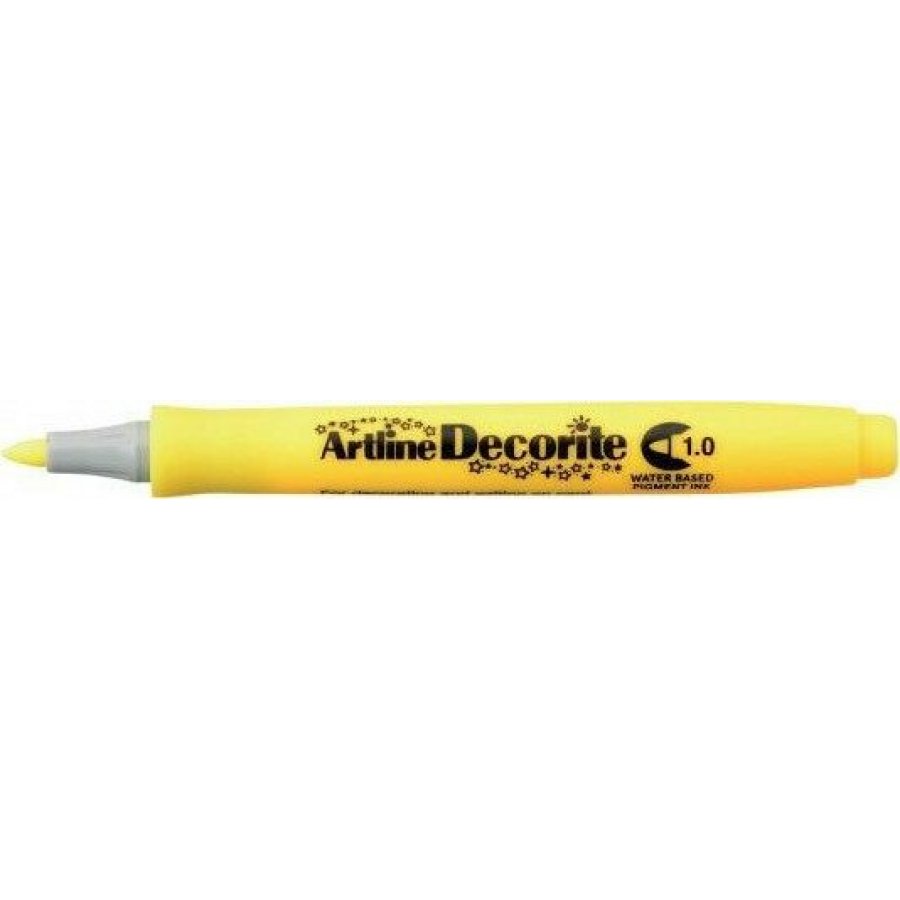 Artline Ακρυλικός Διακόσμησης με Πινέλο Κίτρινο Artline Ακρυλικός Διακόσμησης με Πινέλο Κίτρινο