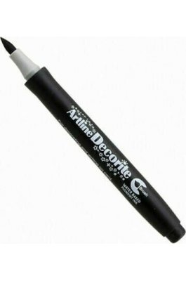 Artline Ακρυλικός Διακόσμησης με Πινέλο Μαύρο Artline Ακρυλικός Διακόσμησης με Πινέλο Μαύρο