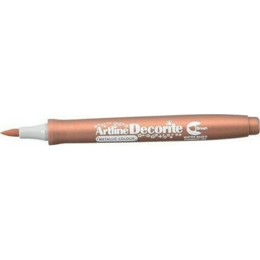 Artline Decorite Brush Metallic Μαρκαδόρος Μπρονζέ Artline Decorite Brush Metallic Μαρκαδόρος Μπρονζέ