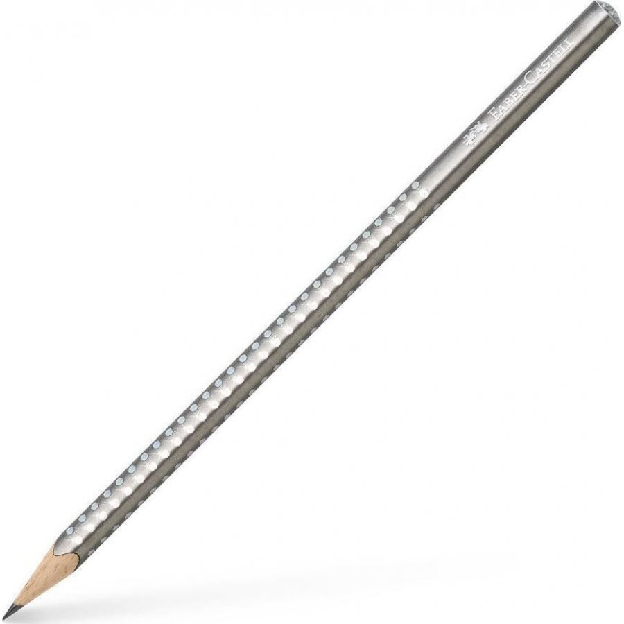 Faber-Castell Sparkle Μολύβι B Περλέ Ασημί Faber-Castell Sparkle Μολύβι B Περλέ Ασημί