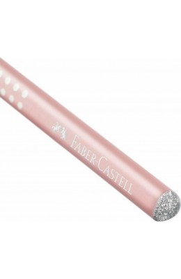 Faber-Castell Sparkle Μολύβι B Περλέ Ρόζ