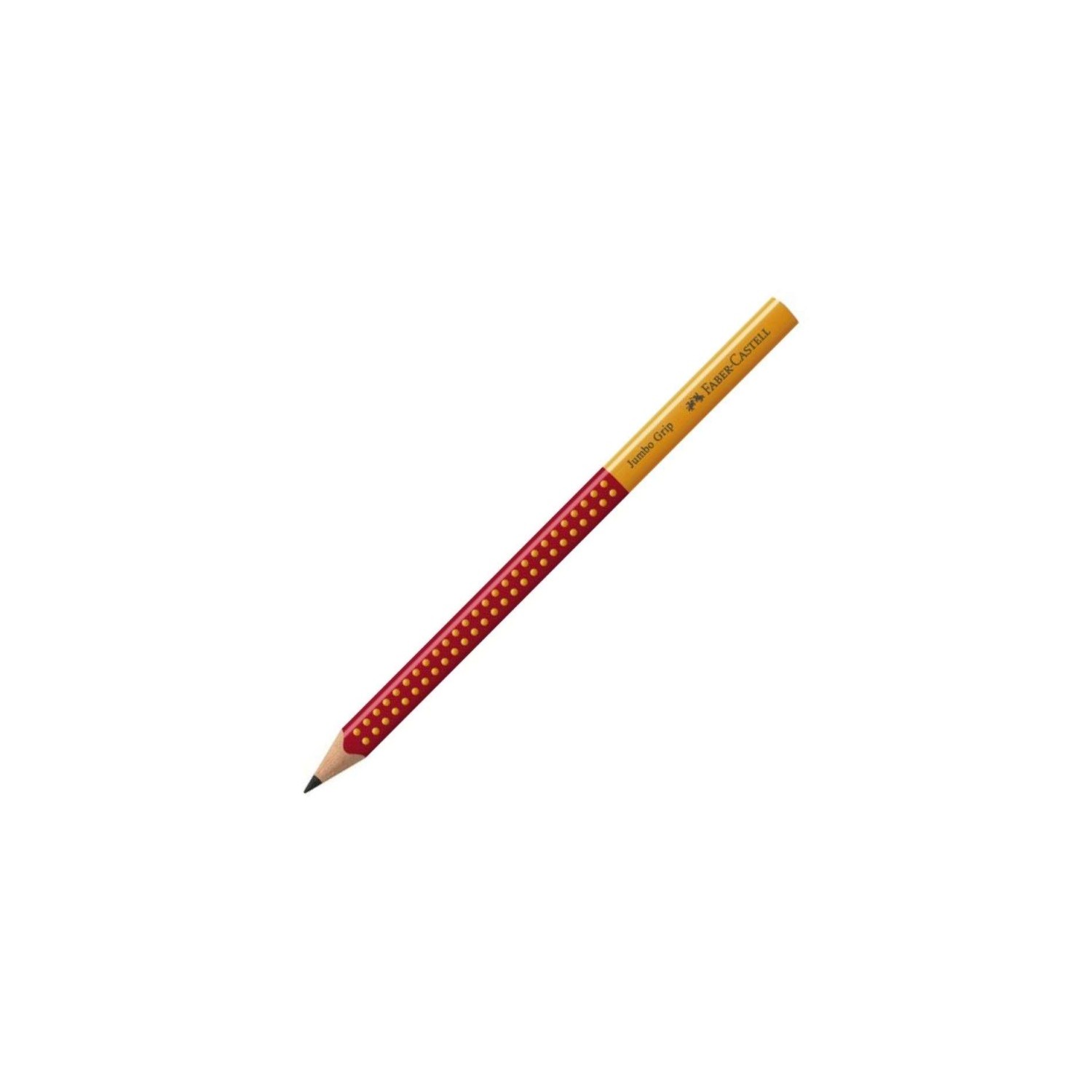 Faber-Castell Jumbo Grip Μολύβι B Κόκκινο/Πορτοκαλί