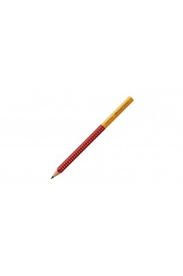 Faber-Castell Jumbo Grip Μολύβι B Κόκκινο/Πορτοκαλί