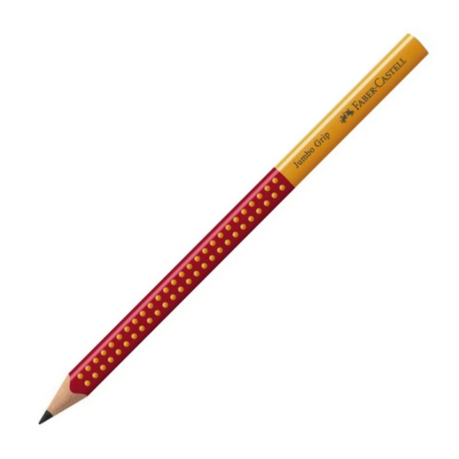 Faber-Castell Jumbo Grip Μολύβι B Κόκκινο/Πορτοκαλί