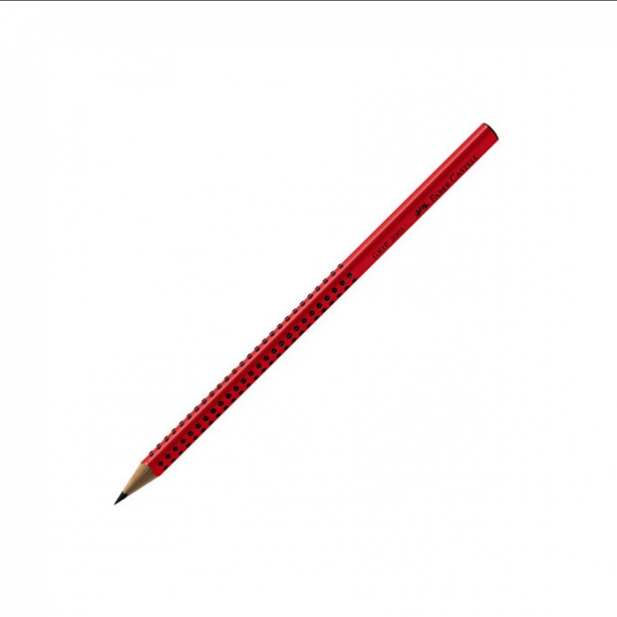Faber-Castell Grip 2001 Μολύβι B Κόκκινο Faber-Castell Grip 2001 Μολύβι B Κόκκινο