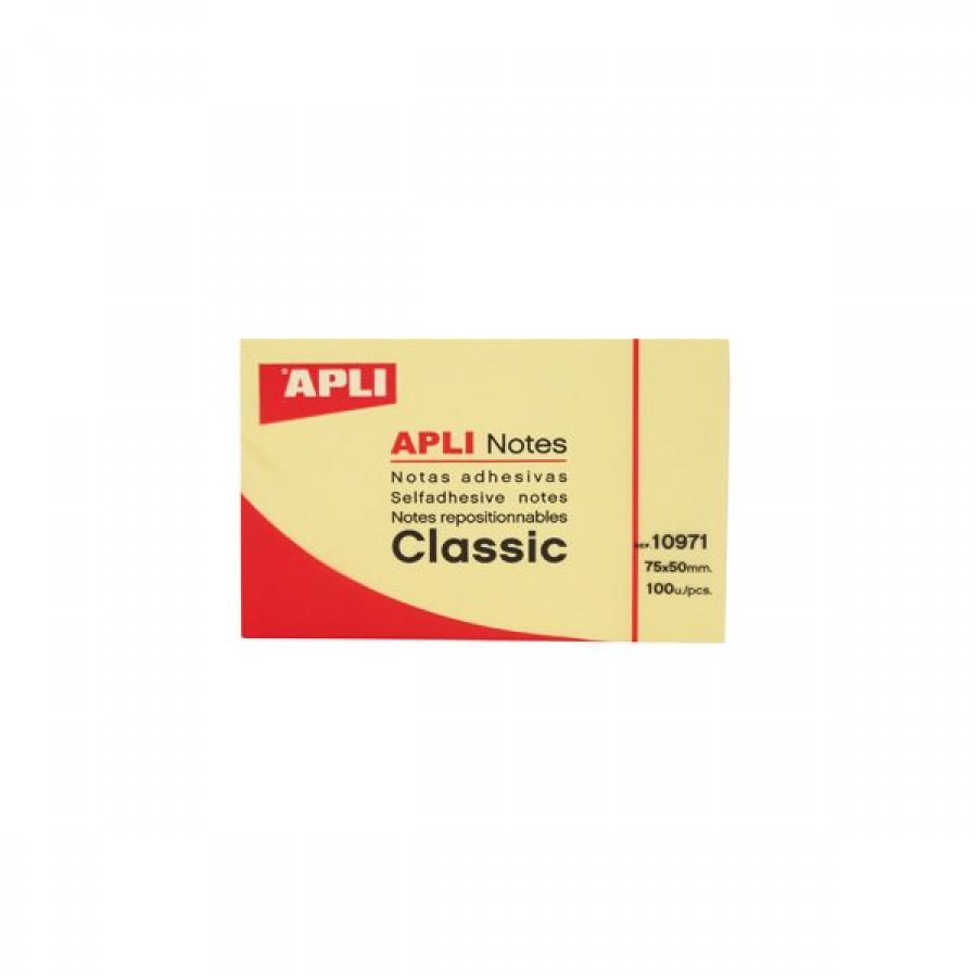 Apli Χαρτάκια Αυτοκόλλητα 75 x 50 mm 100Φ. (10971) Apli Χαρτάκια Αυτοκόλλητα 75 x 50 mm 100Φ. (10971)