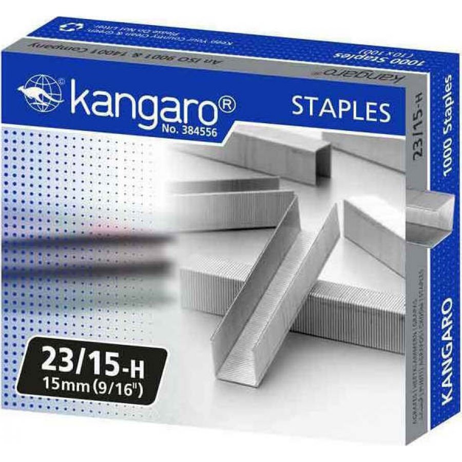 Kangaro Ανταλλακτικά Συρραπτικού 23/15 1000τμχ Kangaro Ανταλλακτικά Συρραπτικού 23/15 1000τμχ