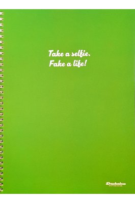 Daskalou Τετράδιο Σπιράλ Α4 Slogan 3 Θεμάτων 90Φ. (6370)
