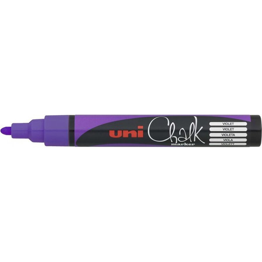 Uni-Ball Chalk Marker Μαρκαδόρος Υγρής Κιμωλίας Μωβ 1.8-2.5mm (PWE5M) Uni-Ball Chalk Marker Μαρκαδόρος Υγρής Κιμωλίας Μωβ 1.8-2.5mm (PWE5M)