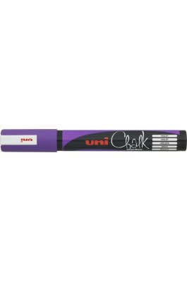 Uni-Ball Chalk Marker Μαρκαδόρος Υγρής Κιμωλίας Μωβ 1.8-2.5mm (PWE5M)
