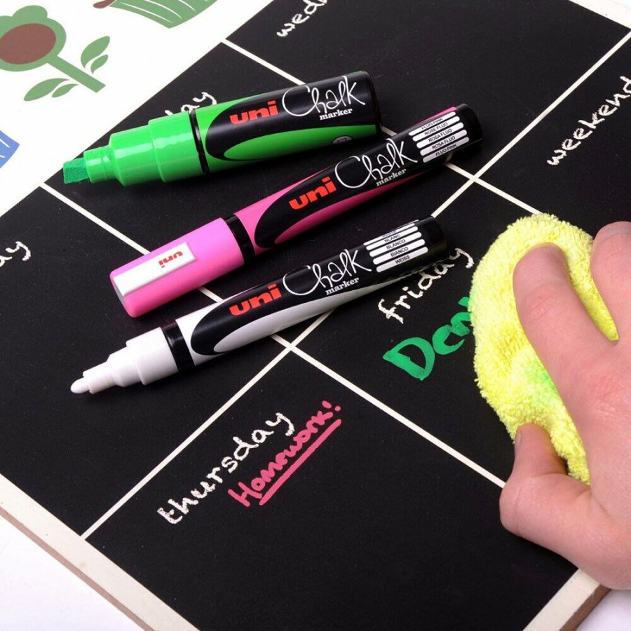 Uni-Ball Chalk Marker Μαρκαδόρος Υγρής Κιμωλίας Μωβ 1.8-2.5mm (PWE5M) Uni-Ball Chalk Marker Μαρκαδόρος Υγρής Κιμωλίας Μωβ 1.8-2.5mm (PWE5M)