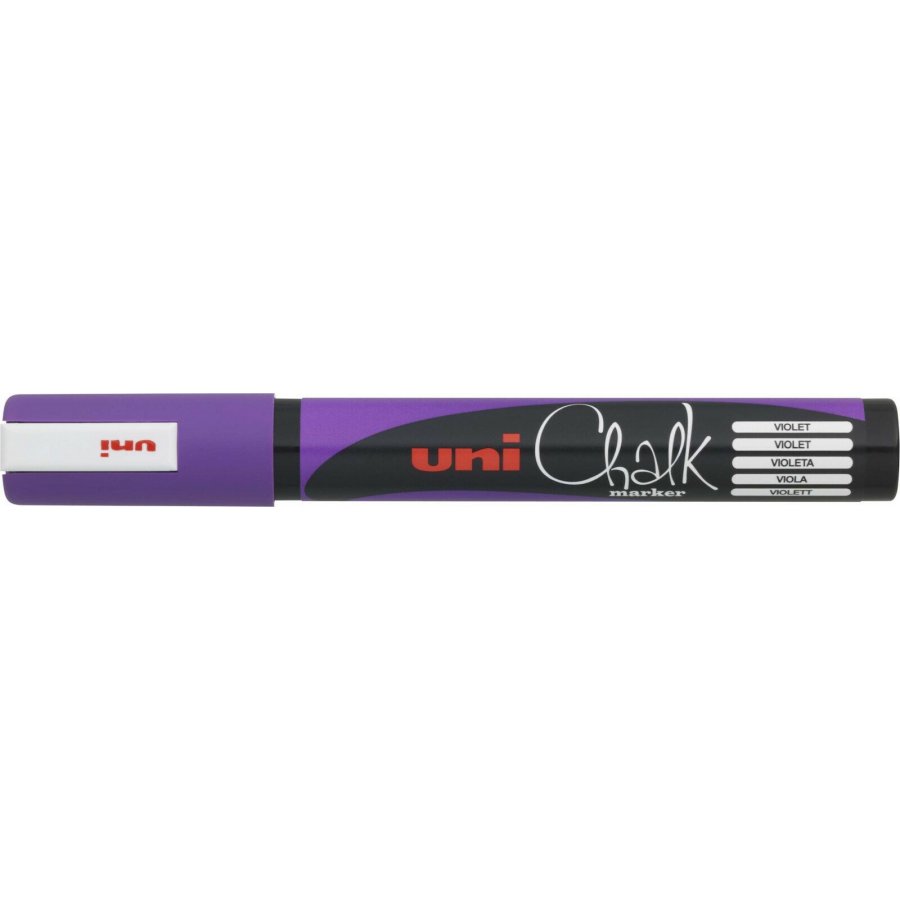 Uni-Ball Chalk Marker Μαρκαδόρος Υγρής Κιμωλίας Μωβ 1.8-2.5mm (PWE5M) Uni-Ball Chalk Marker Μαρκαδόρος Υγρής Κιμωλίας Μωβ 1.8-2.5mm (PWE5M)