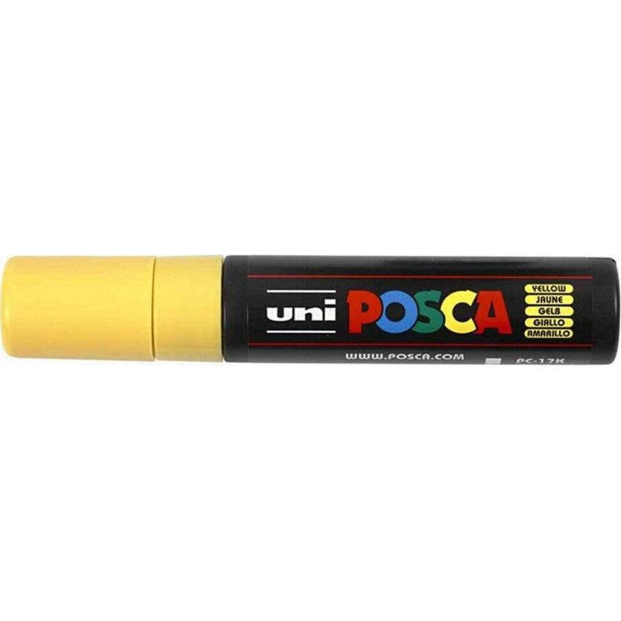 Uni-Ball Posca Ανεξίτηλος Μαρκαδόρος 15mm Κίτρινος ( PC17K) Uni-Ball Posca Ανεξίτηλος Μαρκαδόρος 15mm Κίτρινος ( PC17K)