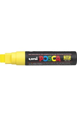 Uni-Ball Posca Ανεξίτηλος Μαρκαδόρος 15mm Κίτρινος ( PC17K)