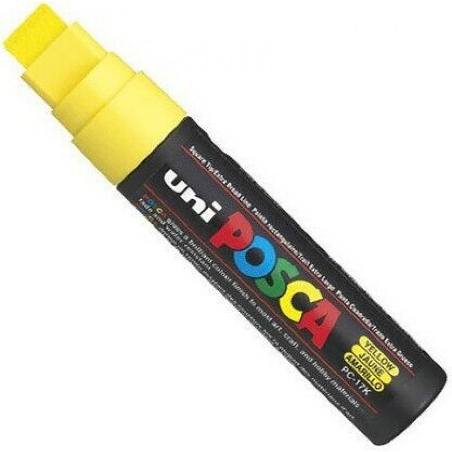 Uni-Ball Posca Ανεξίτηλος Μαρκαδόρος 15mm Κίτρινος ( PC17K) Uni-Ball Posca Ανεξίτηλος Μαρκαδόρος 15mm Κίτρινος ( PC17K)