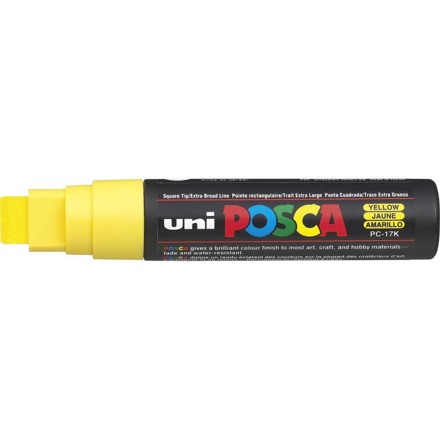 Uni-Ball Posca Ανεξίτηλος Μαρκαδόρος 15mm Κίτρινος ( PC17K) Uni-Ball Posca Ανεξίτηλος Μαρκαδόρος 15mm Κίτρινος ( PC17K)