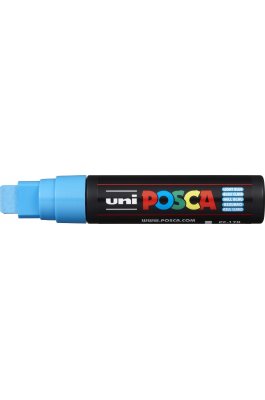 Uni-Ball Posca Ανεξίτηλος Μαρκαδόρος 15mm Γαλάζιο (PC17K8C)