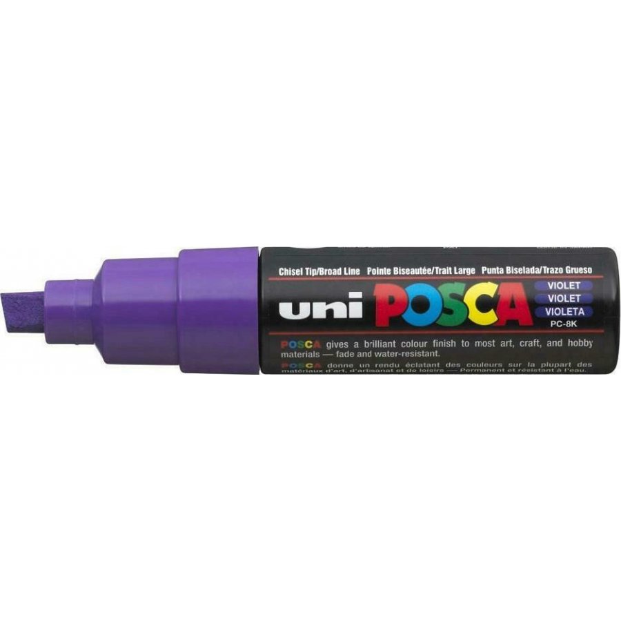 Uni-Ball Posca Ανεξίτηλος Μαρκαδόρος 8mm Μωβ (PC8K) Uni-Ball Posca Ανεξίτηλος Μαρκαδόρος 8mm Μωβ (PC8K)