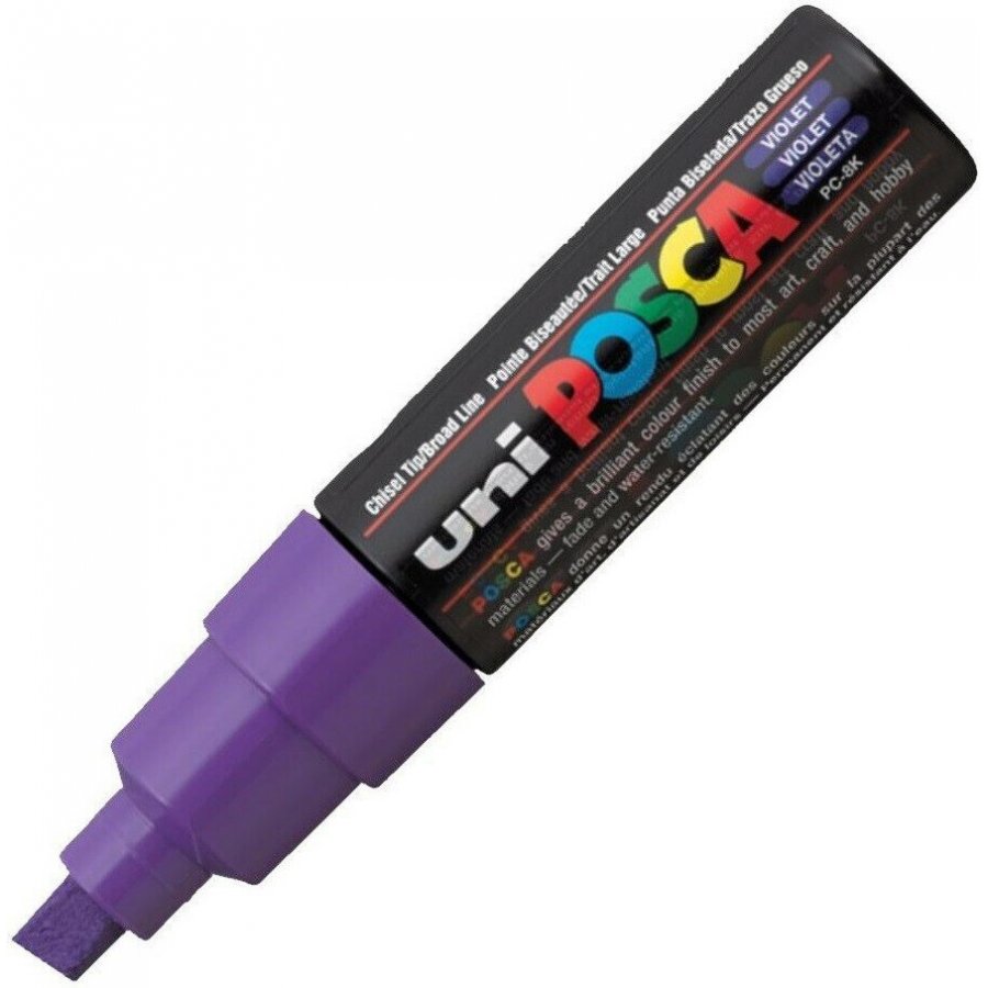 Uni-Ball Posca Ανεξίτηλος Μαρκαδόρος 8mm Μωβ (PC8K) Uni-Ball Posca Ανεξίτηλος Μαρκαδόρος 8mm Μωβ (PC8K)