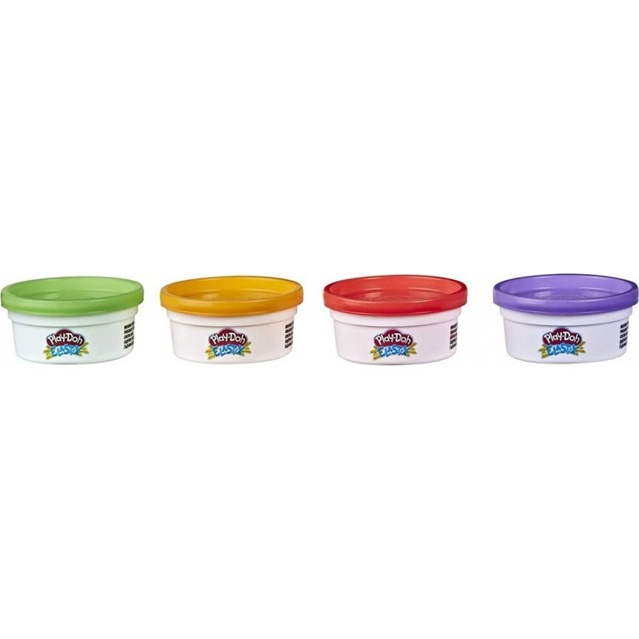 Hasbro Play-Doh 4 Βαζάκια Πλαστελίνης Elastix Stretch & Mold Bold Hasbro Play-Doh 4 Βαζάκια Πλαστελίνης Elastix Stretch & Mold Bold