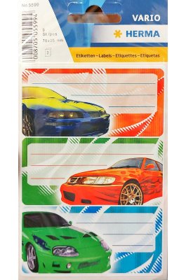 Herma Ετικέτες Τετραδίων Αυτοκίνητα 7.6x3.5cm 9 Τεμάχια (5599) Herma Ετικέτες Τετραδίων Αυτοκίνητα 7.6x3.5cm 9 Τεμάχια (5599)