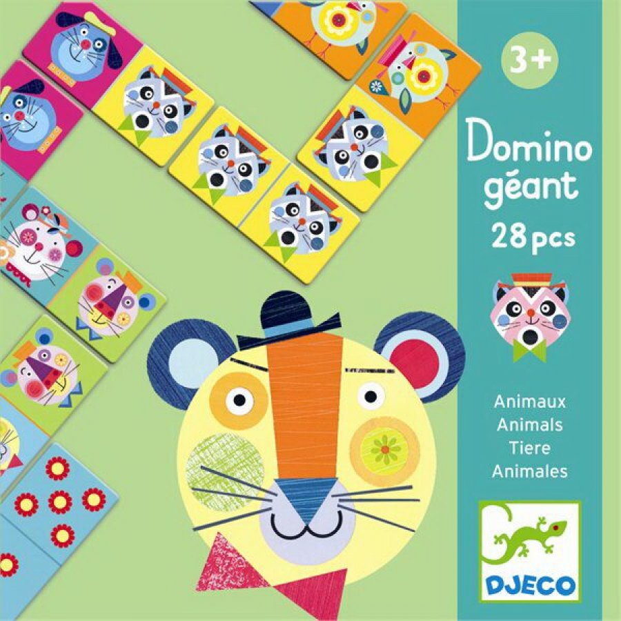 Djeco Domino geant Animals 28 Tεμάχια (DJ08104) Djeco Domino geant Animals 28 Tεμάχια (DJ08104)